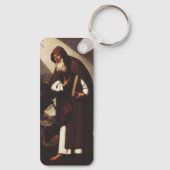 Saint Anthony de Abbot Sleutelhanger (Achterkant)