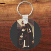 Saint Anthony de Abbot Sleutelhanger (Voorkant)