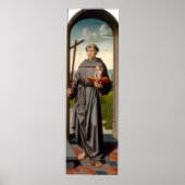Saint Anthony - Gerard David Fine Art Poster (Voorkant)