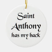saint anthony keramisch ornament (Voorkant)
