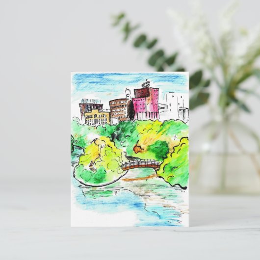 Saint Anthony Main, Minneapolis, MN Carte postale (Debout devant)