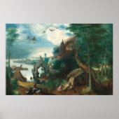 Saint Anthony - Pieter Bruegel Poster d'Art (Devant)
