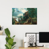 Saint Anthony - Pieter Bruegel Poster d'Art (Bureau à domicile)