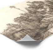 Saint Anthony Reading (Albrecht Durer 1519) Poster (Hoek)