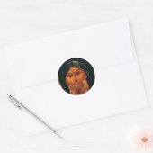 Saint Anthony van de woestijn Ronde Sticker (Envelop)