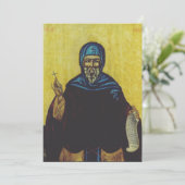 Saint-Anthony van Egypte Feestdagenkaart (Staand voorkant)