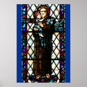 Saint Anthony van Padua Holding a Child Poster