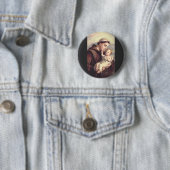 Saint Anthony van Padua Ronde Button 5,7 Cm (In situ)