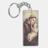 Saint Anthony van Padua Sleutelhanger (Voorkant Links)