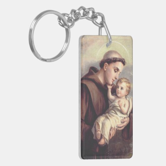 Saint Anthony van Padua Sleutelhanger (Voorkant Links)