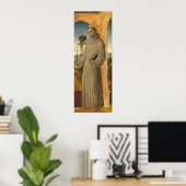 Saint Anthony - Vincenzo Foppa Poster d'Art (Bureau à domicile)