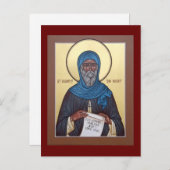 Saint Antoine la Grande Carte de Prière (Devant / Derrière)