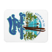 Saint Anton am Arlberg Austria Ski logo Magneet (Horizontaal)