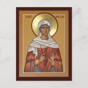 Saint Apollonia Prayer Card Briefkaart