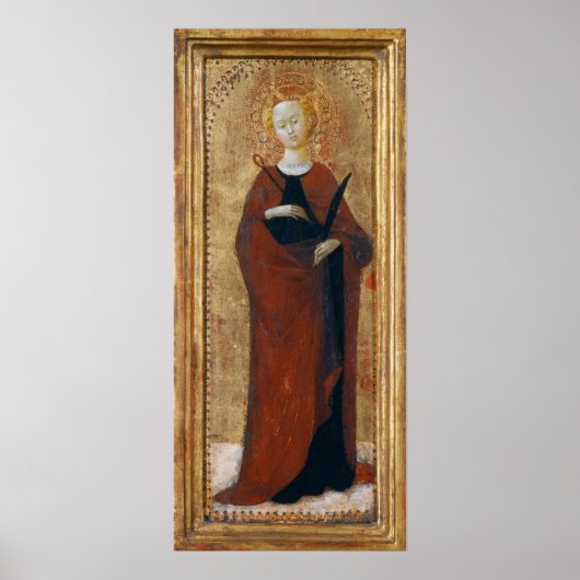 Saint Apollonia - Sassetta Fine Art Poster (Voorkant)