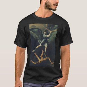Saint Archangel Michael verslaat de duivel T-shirt