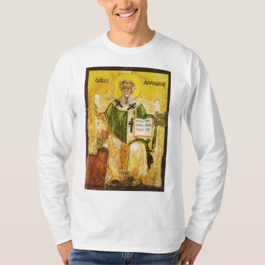 Saint Athanasius van Alexandrië T-shirt (Voorkant)