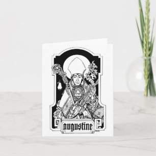 Saint Augustin de Carte pour notes hippo