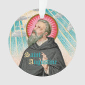 Saint Augustin d'Hippo (SAU 047 ; détail) (devant)