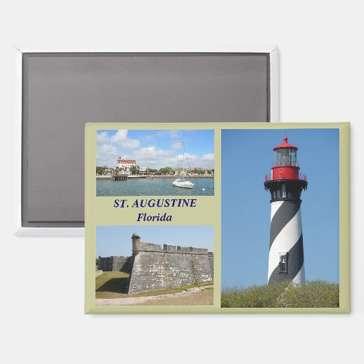 Saint Augustine, aimant Floride (Recto/Verso)