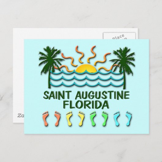 Saint Augustine briefkaart (Voorkant / Achterkant)