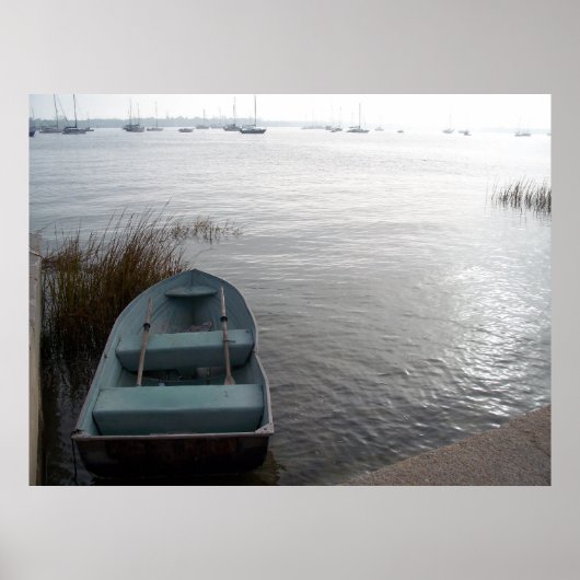 Saint Augustine Florida Boat Sailbots poster kunst (Voorkant)