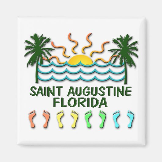Saint Augustine Florida Magneet (Voorkant)