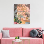 saint - augustine florida trekt antiek kunst canvas afdruk (Insitu (Woonkamer))