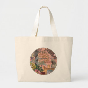 saint - augustine florida trekt antiek kunst grote tote bag