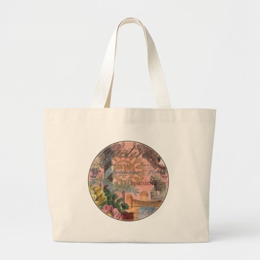 saint - augustine florida trekt antiek kunst grote tote bag (Voorkant)