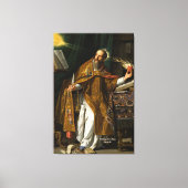 Saint Augustine of Hippo Canvas Afdruk (Voorkant)