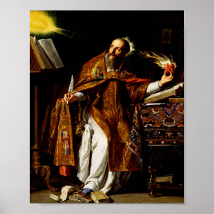 Saint Augustine van Hippo Poster