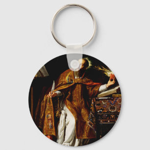 Saint Augustine van Hippo Sleutelhanger