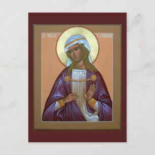 Saint Aurelia Prayer-kaart Briefkaart