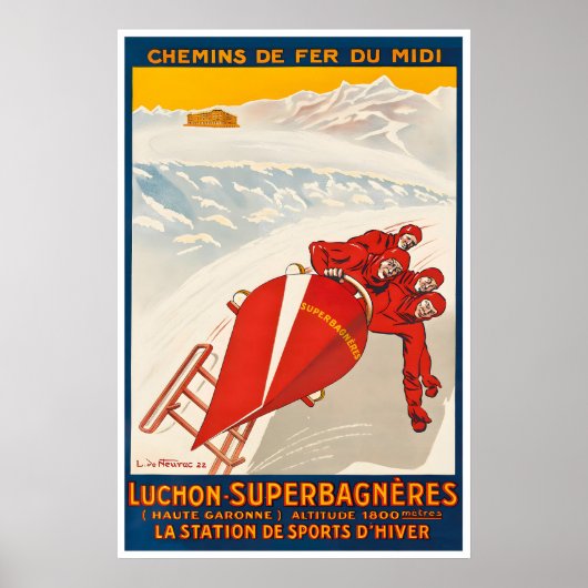 Saint Aventin Impression France Affiche de Voyage (Devant)