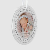 Saint Baptême Cadre simple Photo personnalisée mod (devant)