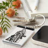 Saint Barbara met ijs en kanon Sleutelhanger (Voorkant Rechts)