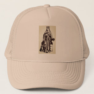 Saint Barbara met ijs en kanon Trucker Pet