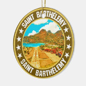Saint Barthélemy Keramisch Ornament (Links)
