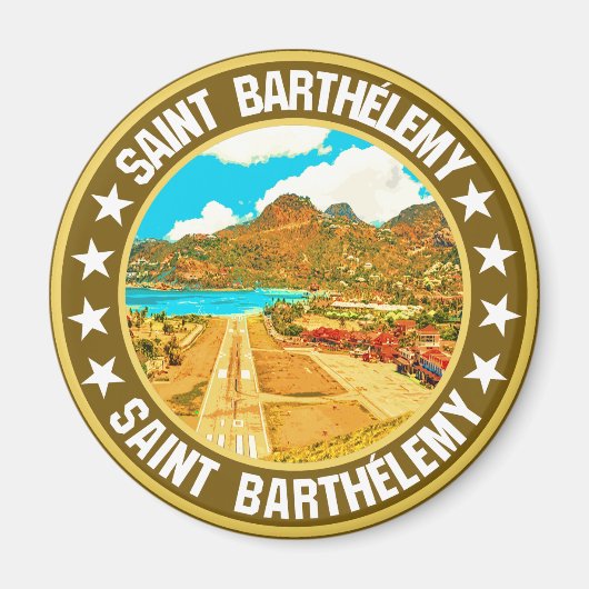 Saint Barthélemy Magneet (Voorkant)