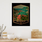 Saint Barthélemy Poster (Keuken)