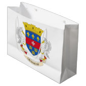 Saint Barthélemy-vlag Groot Cadeauzakje (Voorkant Gekanteld)
