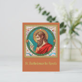 Saint Bartholomée l'Apôtre (JMAS 03) Carte postale (Debout devant)