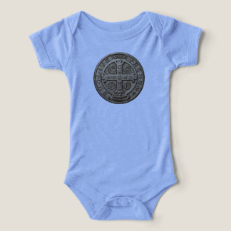 Saint Benedict Catholic Baby Bodysuit