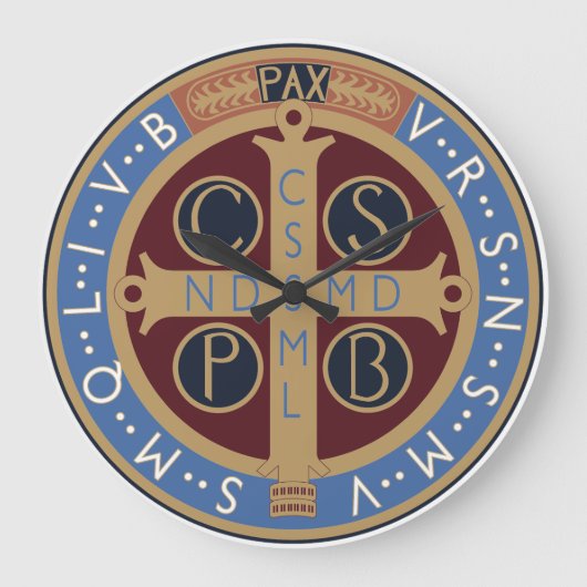 Saint Benedict Medal Grote Klok (Voorkant)