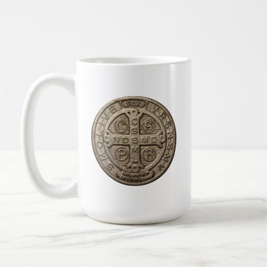 Saint Benedict Medal Mug (Gauche)