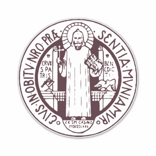 Saint Benedict Medal Sticker (Voorkant)