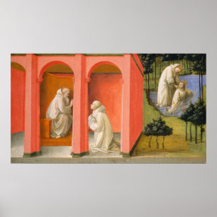 Saint Benedict - Poster d'Art fin de Lippino