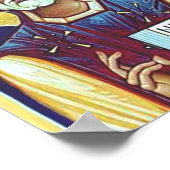 Saint Benedict van Nursia Poster (Hoek)