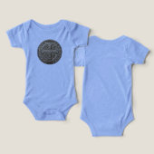 Saint Benoît Combinaison pour bébé catholique (Design Recto & Verso)